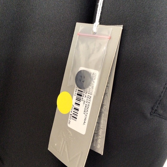 NWT Maggie Lane skort women 20 black new golf polyester spandex stretch - Picture 3 of 9